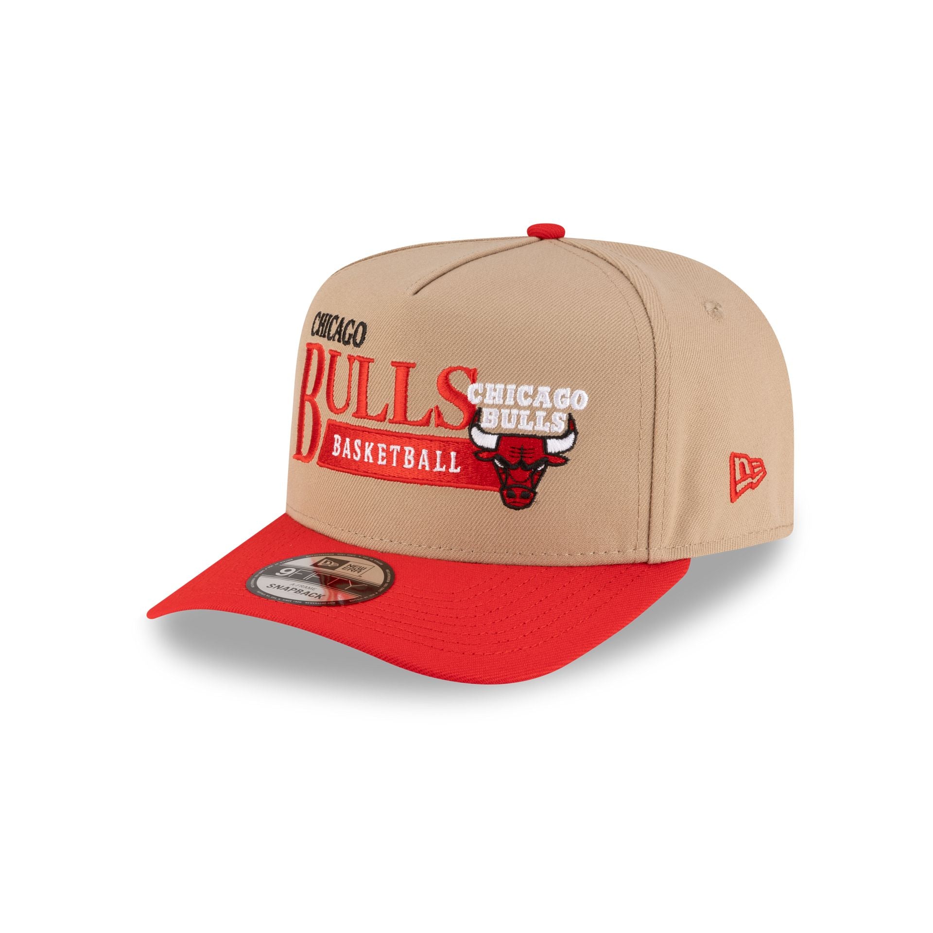 Chicago Bulls 1966-Present Hardwood Classics Liner Camel 9FIFTY A-Frame Snapback Hat