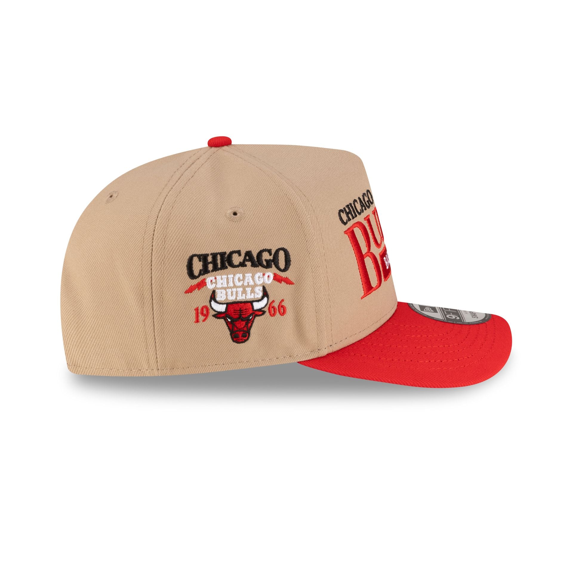 Chicago Bulls 1966-Present Hardwood Classics Liner Camel 9FIFTY A-Frame Snapback Hat
