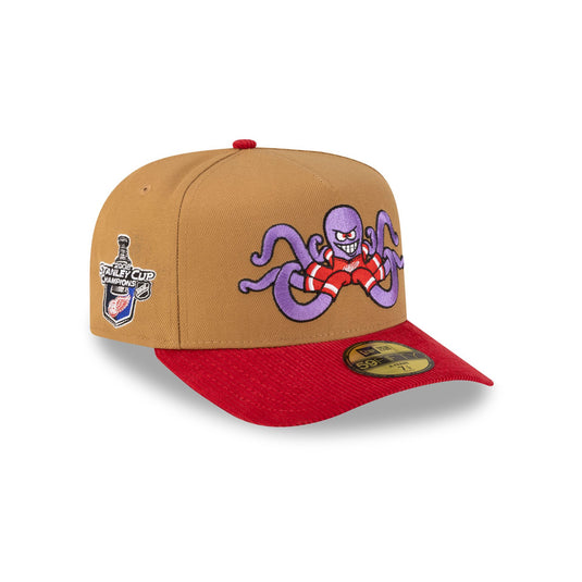 Just Caps Golden Pack Detroit Red Wings 59FIFTY A-Frame Fitted Hat - New Era Cap