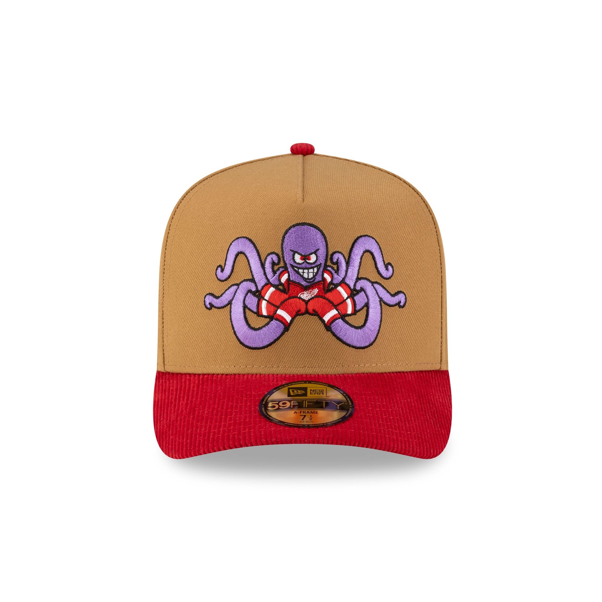 Just Caps Golden Pack Detroit Red Wings 59FIFTY A-Frame Fitted Hat