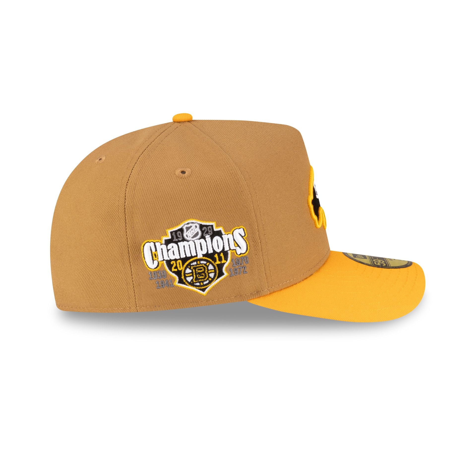 Just Caps Golden Pack Boston Bruins 59FIFTY A-Frame Fitted Hat