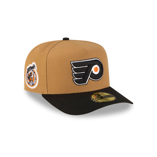 Just Caps Golden Pack Philadelphia Flyers 59FIFTY A-Frame Fitted Hat - New Era Cap