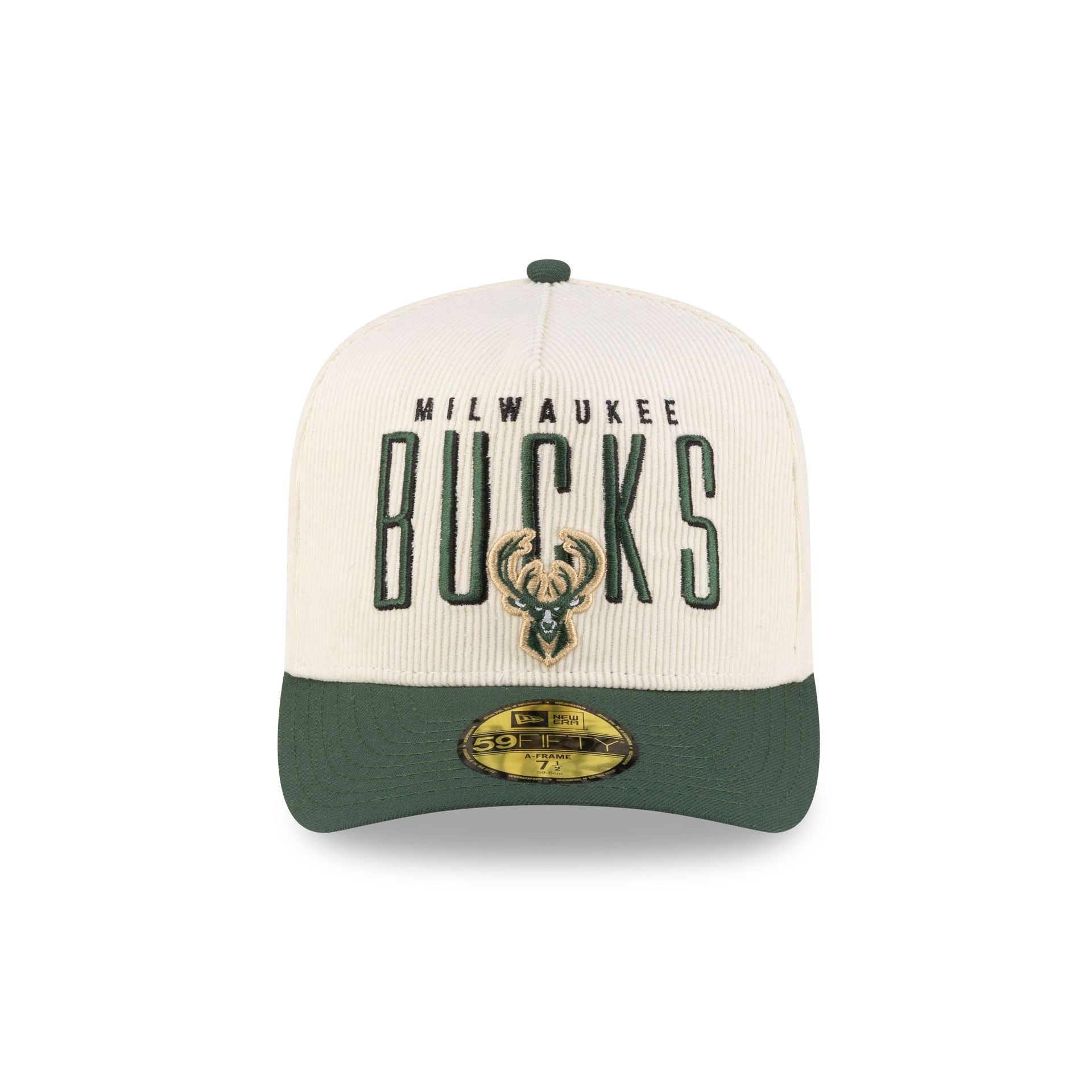 Just Caps Championship Classic Milwaukee Bucks 59FIFTY A-Frame Fitted Hat