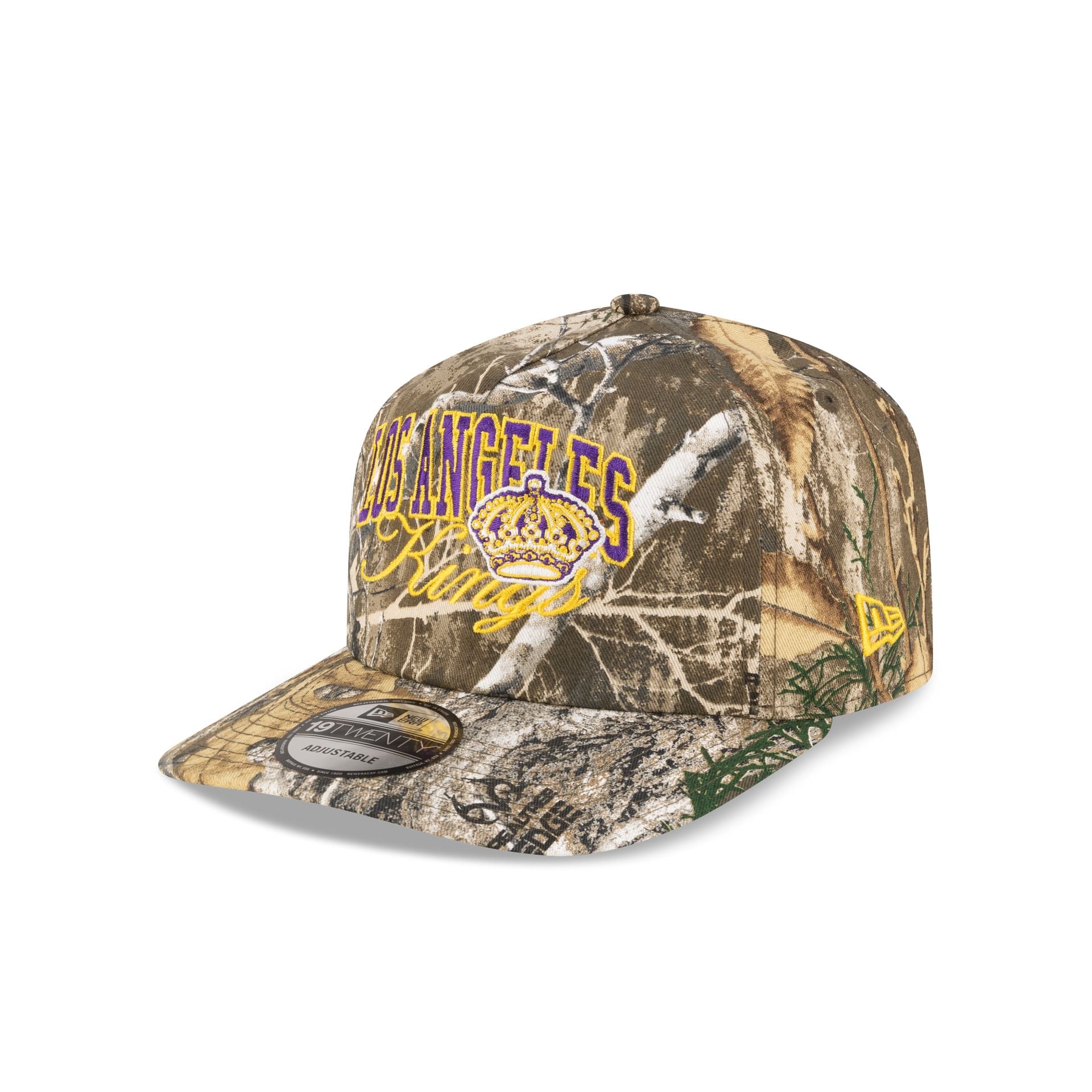 Los Angeles Kings Arch Script Realtree 19TWENTY Snapback Hat