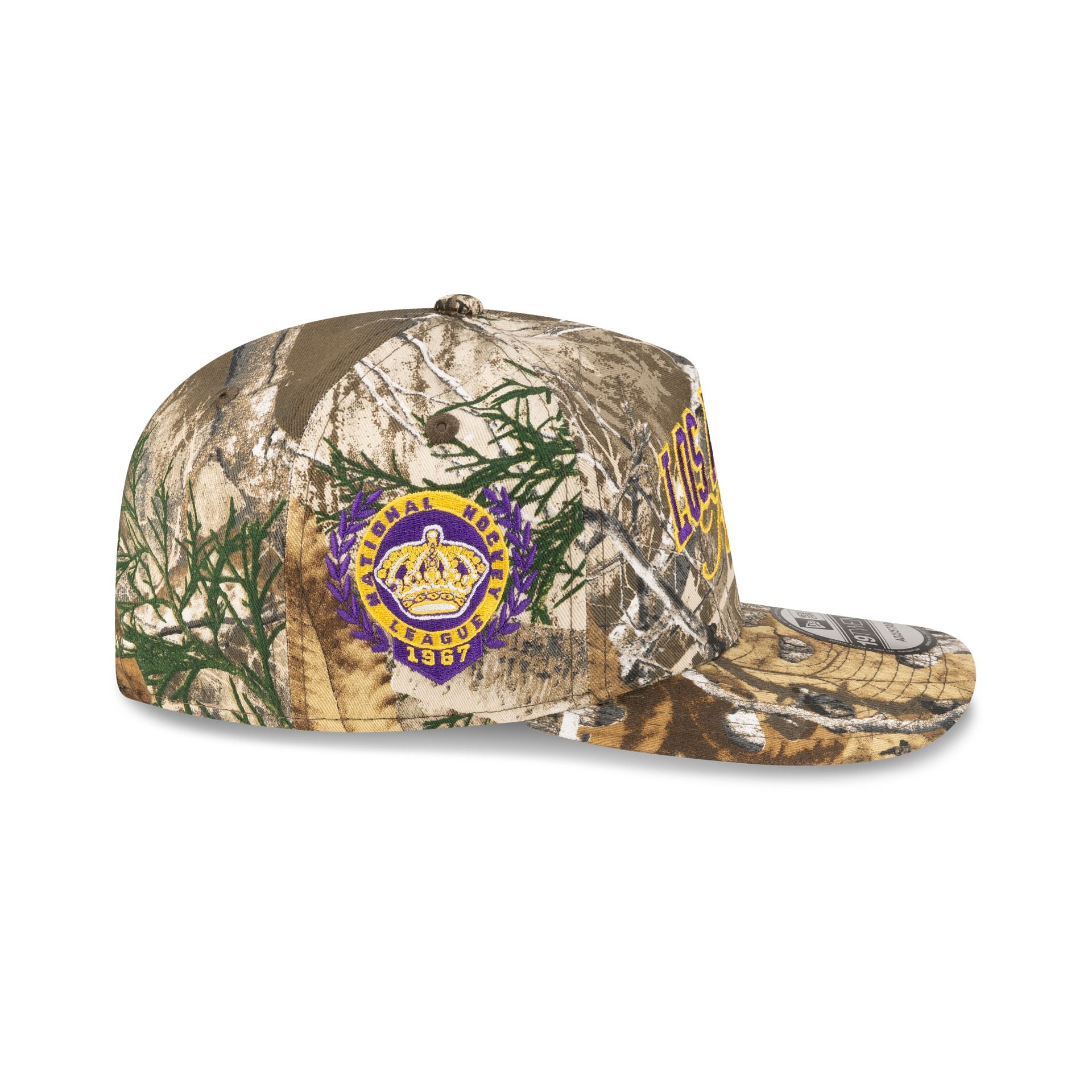 Los Angeles Kings Arch Script Realtree 19TWENTY Snapback Hat