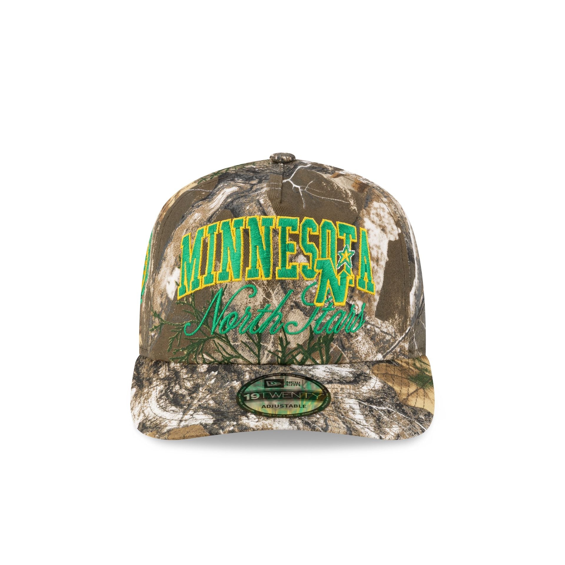 Minnesota North Stars Arch Script Realtree 19TWENTY Snapback Hat