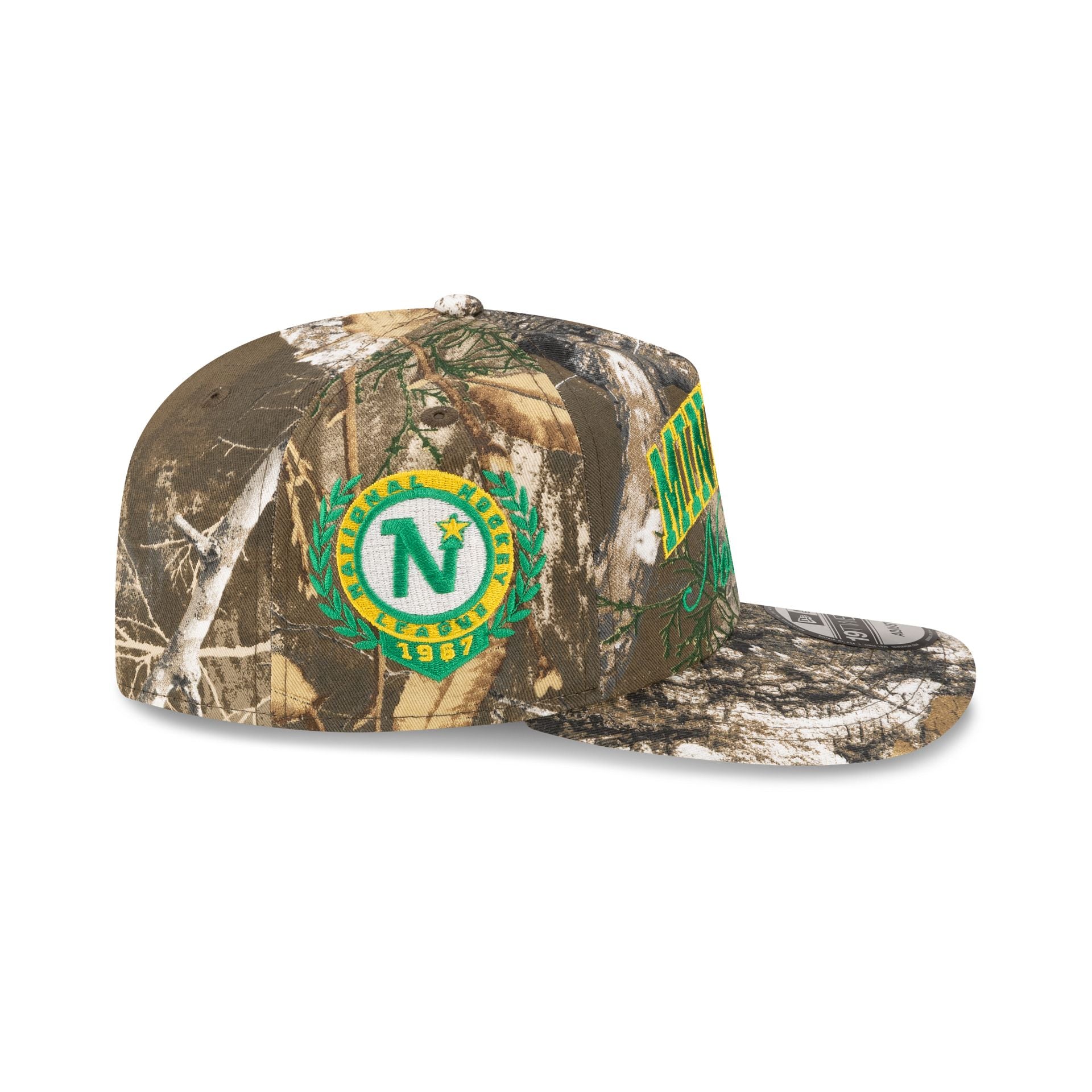 Minnesota North Stars Arch Script Realtree 19TWENTY Snapback Hat