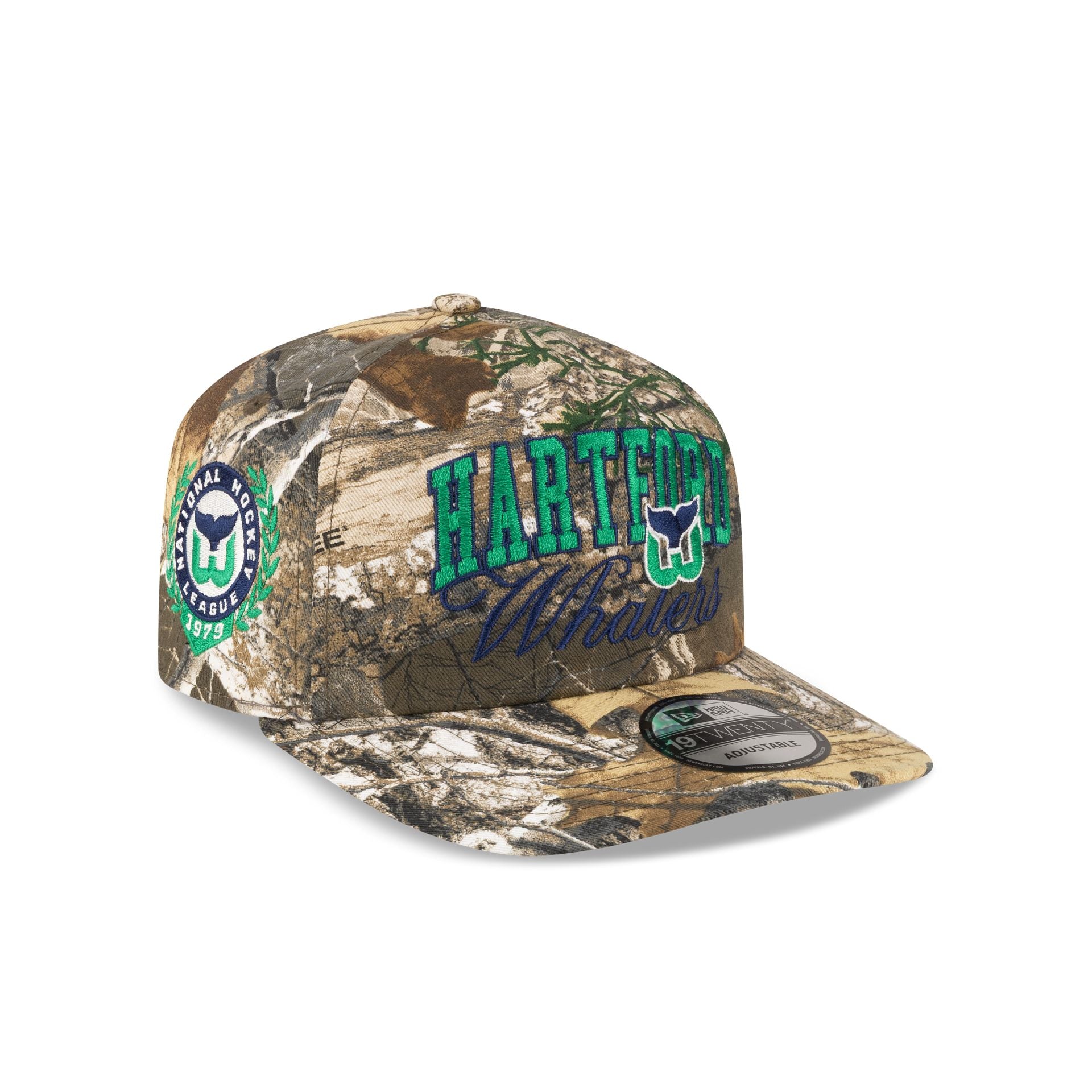 Hartford Whalers Arch Script Realtree 19TWENTY Snapback Hat
