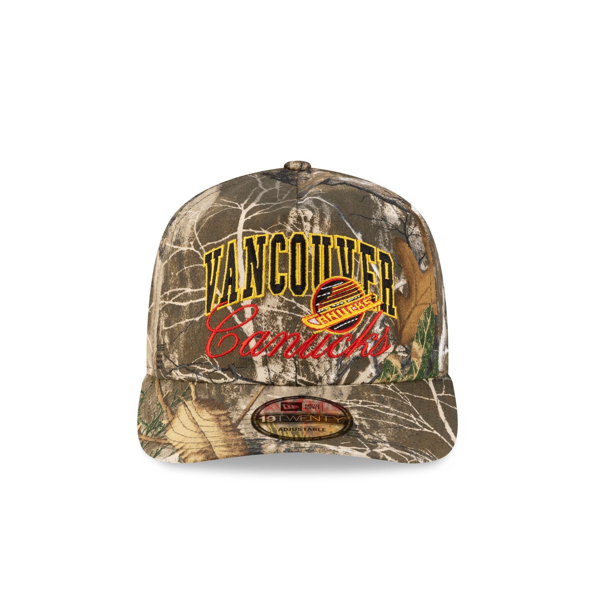 Vancouver Canucks Arch Script Realtree 19TWENTY Snapback Hat