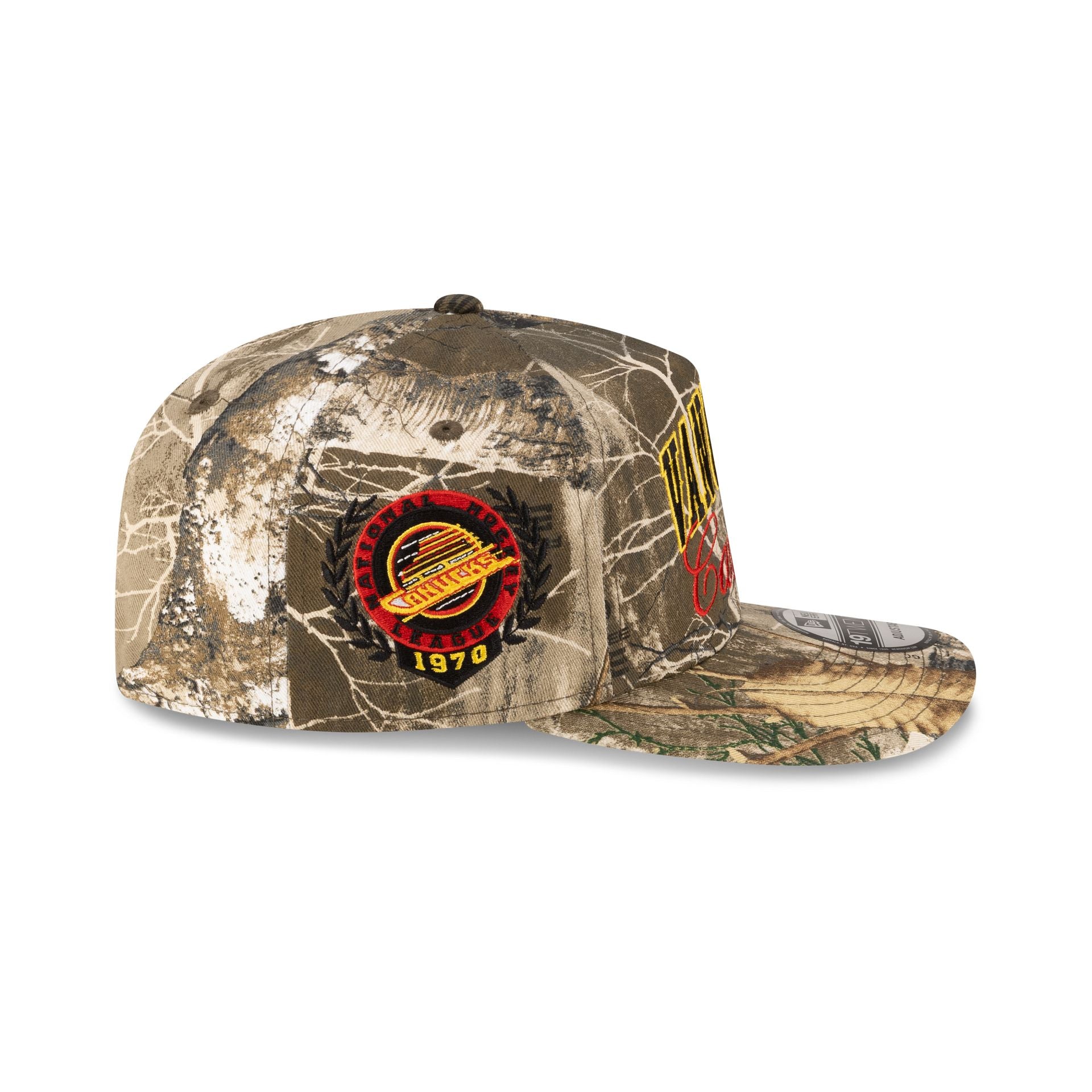 Vancouver Canucks Arch Script Realtree 19TWENTY Snapback Hat