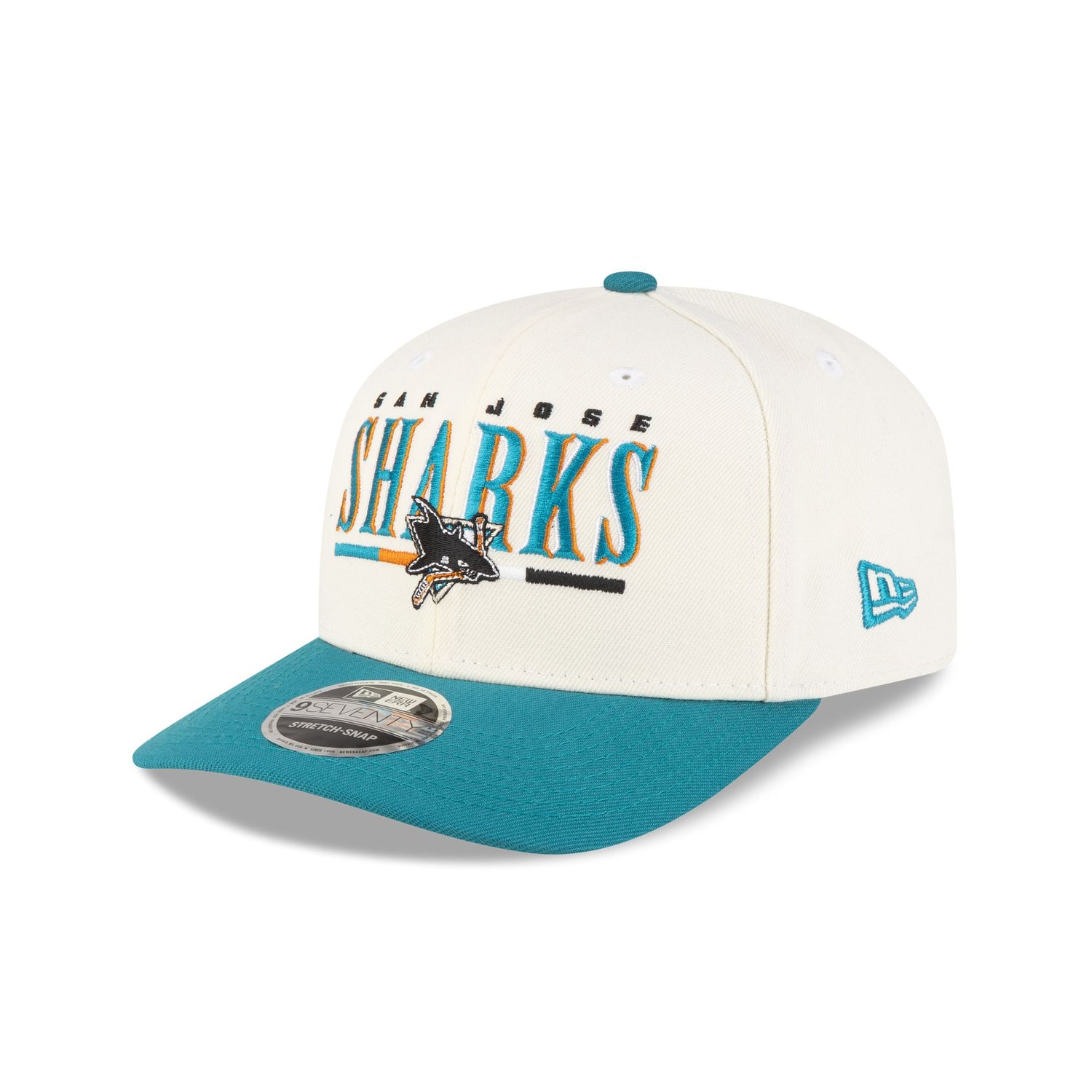 San Jose Sharks First Shot 9SEVENTY Stretch-Snap Hat
