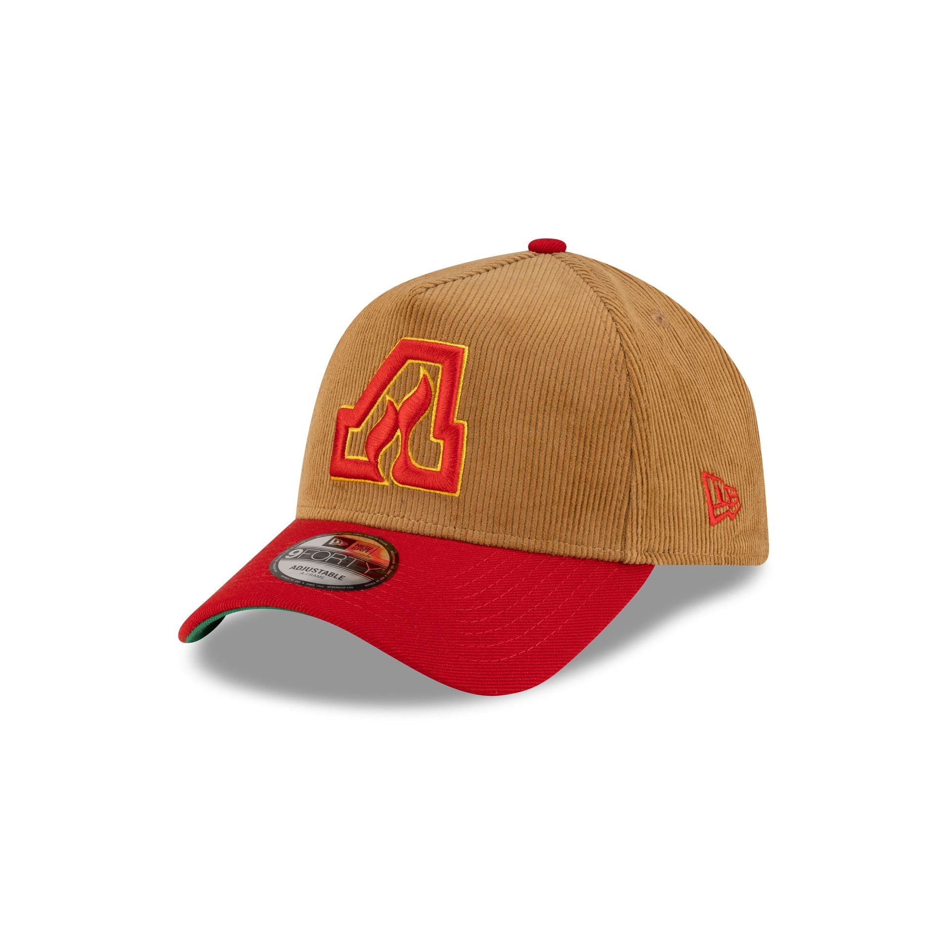 Atlanta Flames Wheat Corduroy 9FORTY A-Frame Snapback Hat