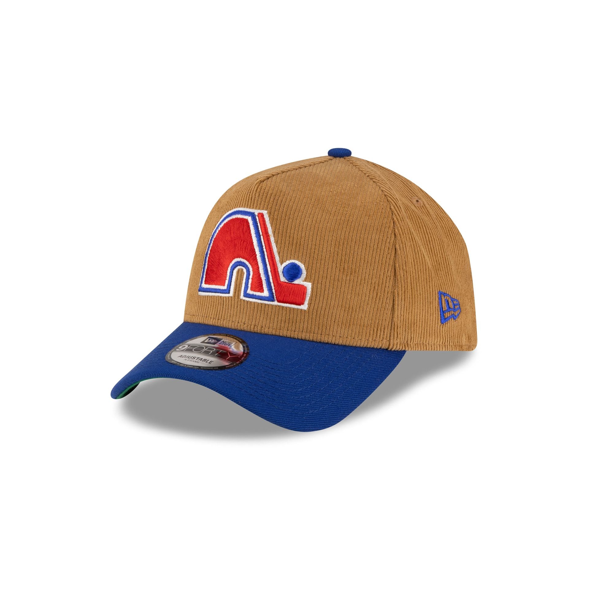 Quebec Nordiques Wheat Corduroy 9FORTY A-Frame Snapback Hat