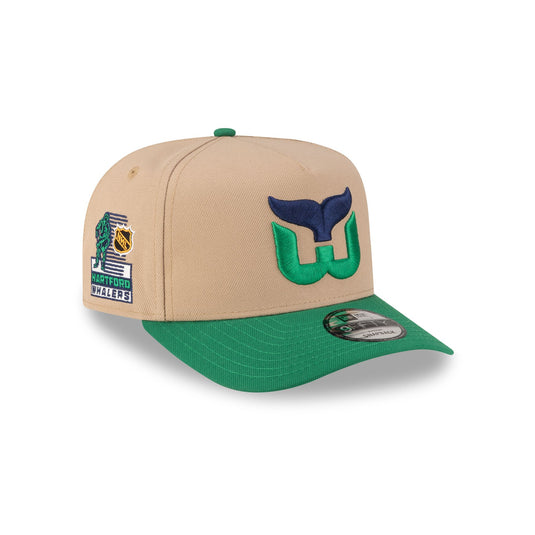 Hartford Whalers Camel 9FIFTY A-Frame Snapback Hat - New Era Cap
