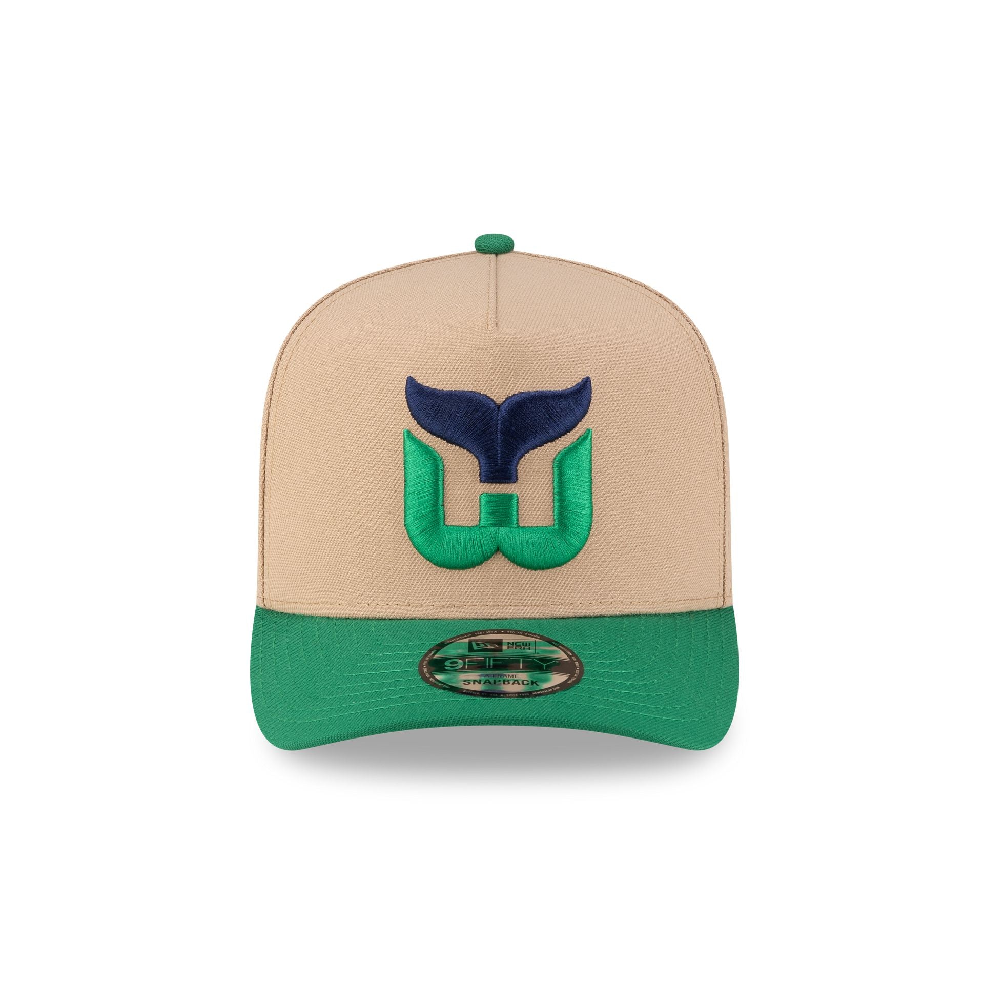 Hartford Whalers Camel 9FIFTY A-Frame Snapback Hat