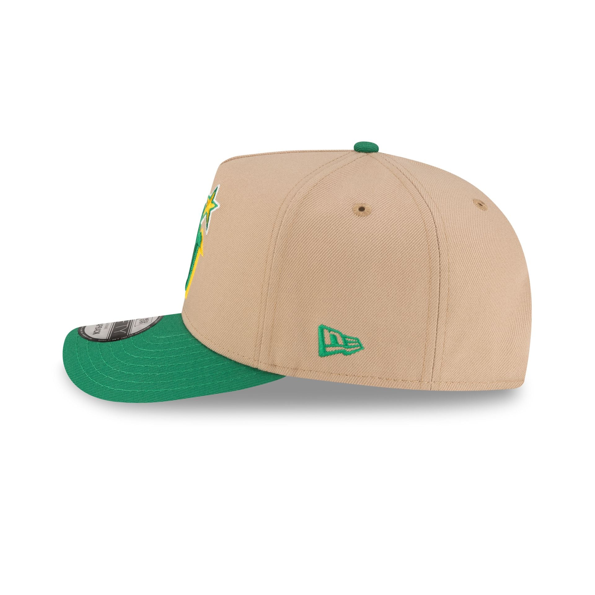 Minnesota North Stars Camel 9FIFTY A-Frame Snapback Hat