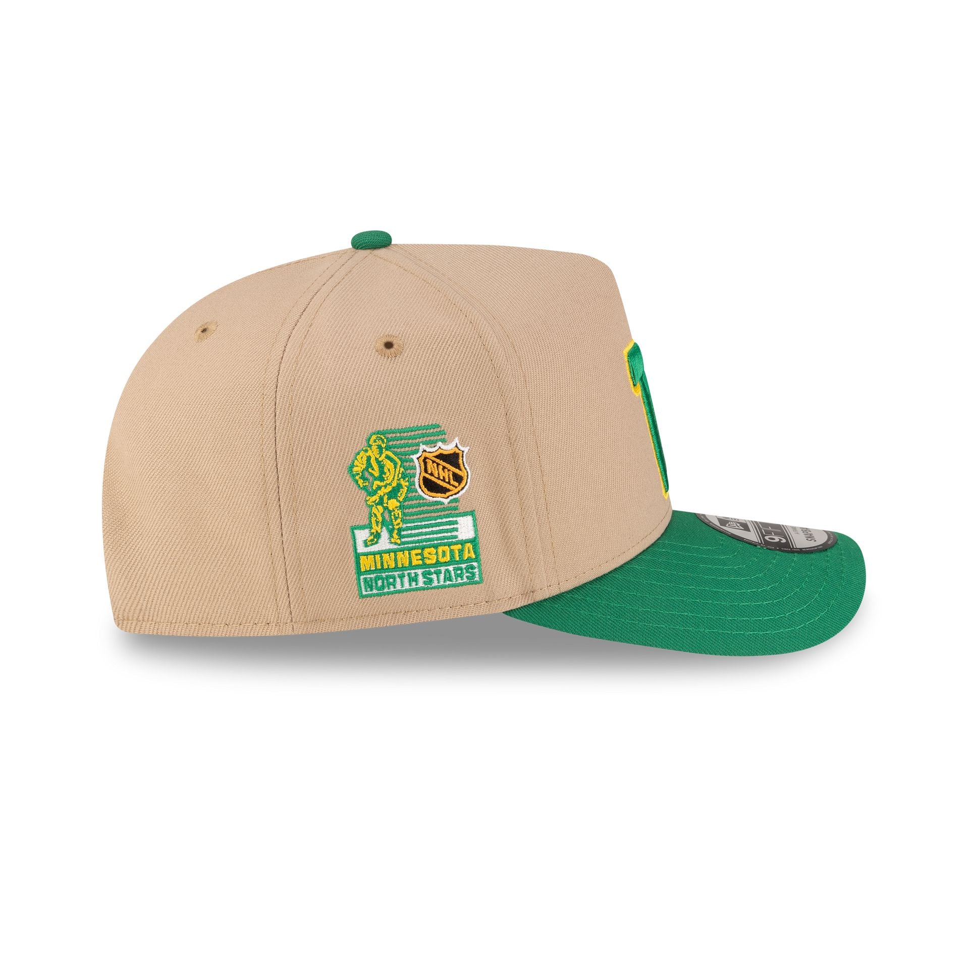 Minnesota North Stars Camel 9FIFTY A-Frame Snapback Hat