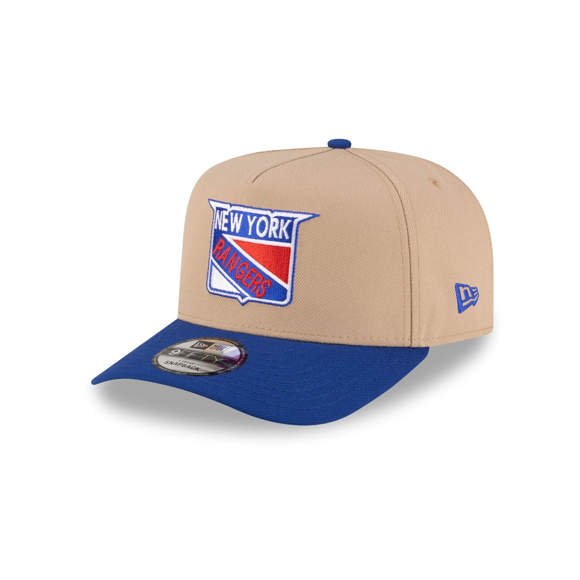 New York Rangers Camel 9FIFTY A-Frame Snapback Hat
