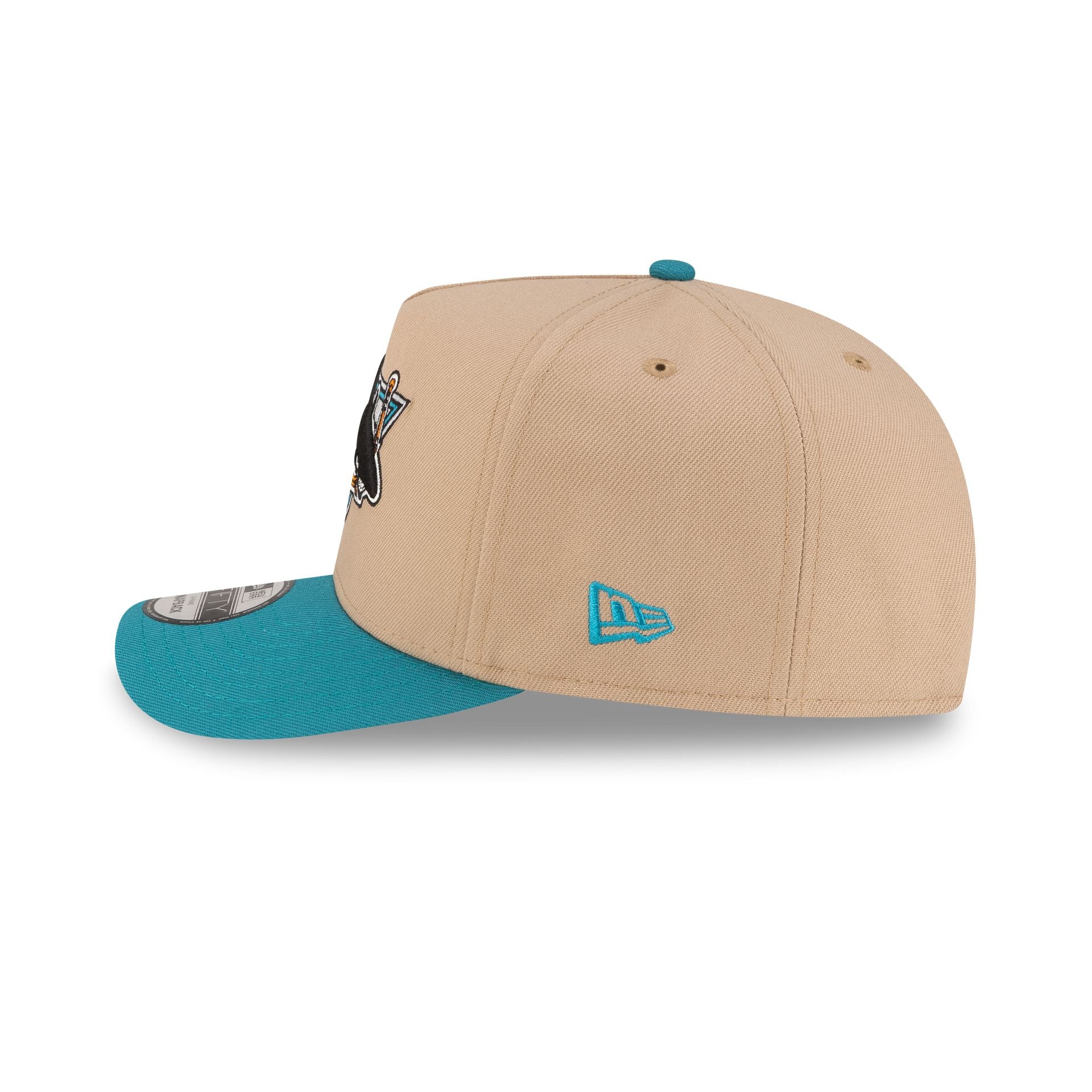 San Jose Sharks Camel 9FIFTY A-Frame Snapback Hat – New Era Cap