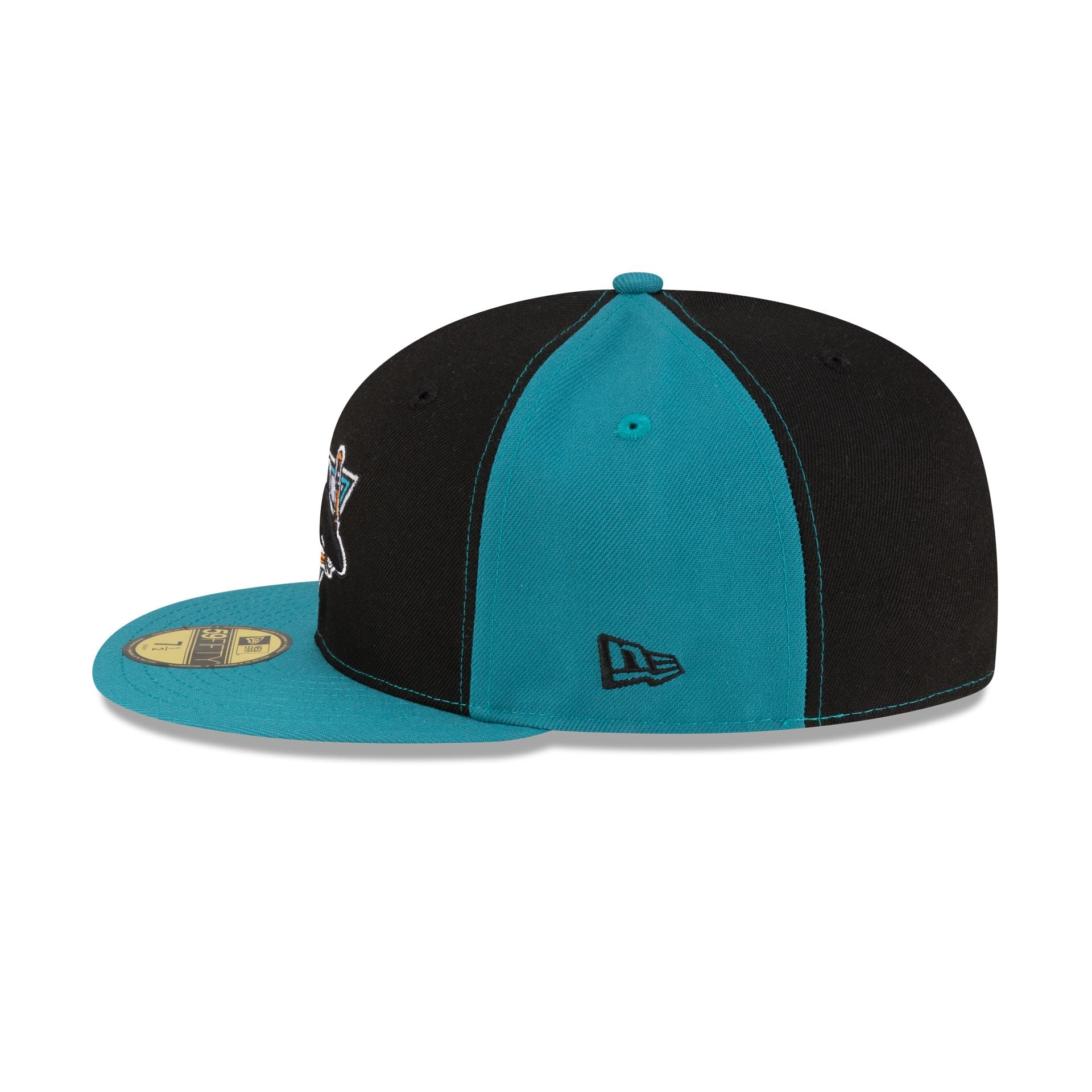 San Jose Sharks Pinwheel 59FIFTY Fitted Hat