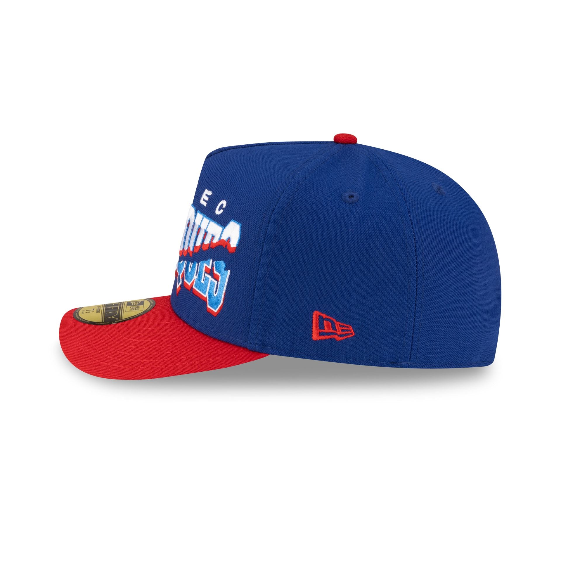 Quebec Nordiques Snapped Wordmark 59FIFTY A-Frame Fitted Hat
