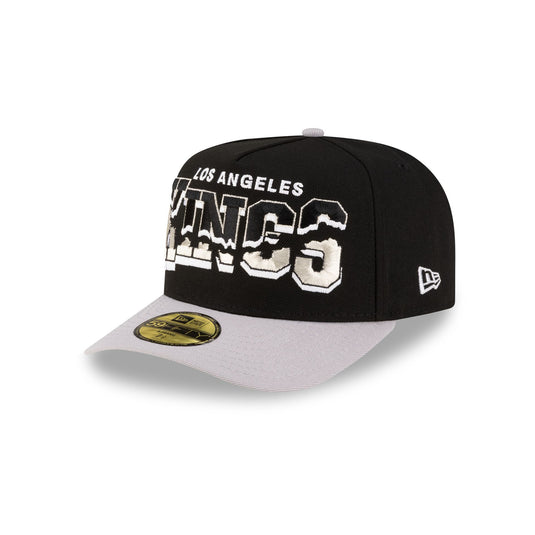 Los Angeles Kings Snapped Wordmark 59FIFTY A-Frame Fitted Hat - New Era Cap