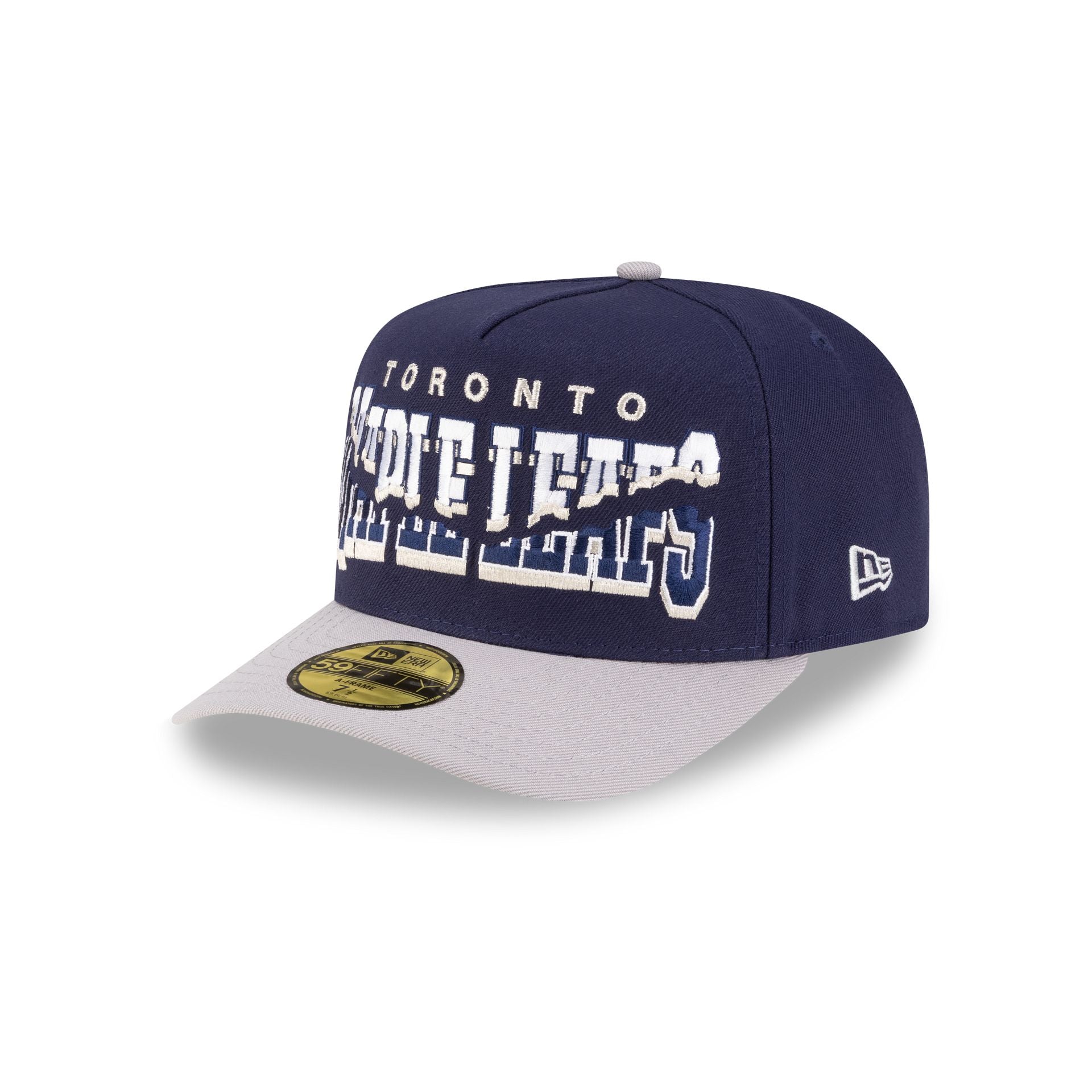 Toronto Maple Leafs Snapped Wordmark 59FIFTY A-Frame Fitted Hat