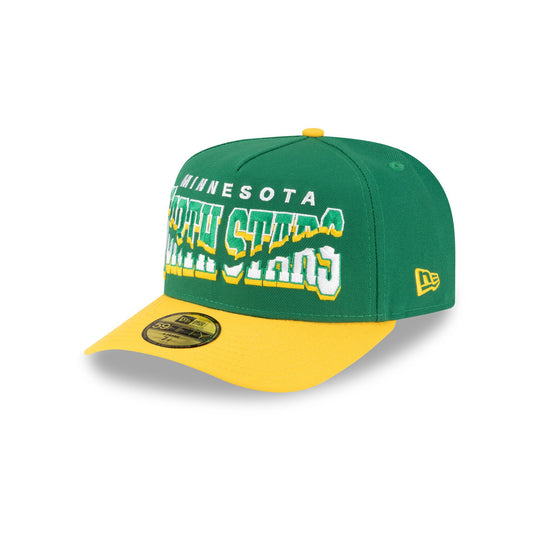 Minnesota North Stars Snapped Wordmark 59FIFTY A-Frame Fitted Hat - New Era Cap