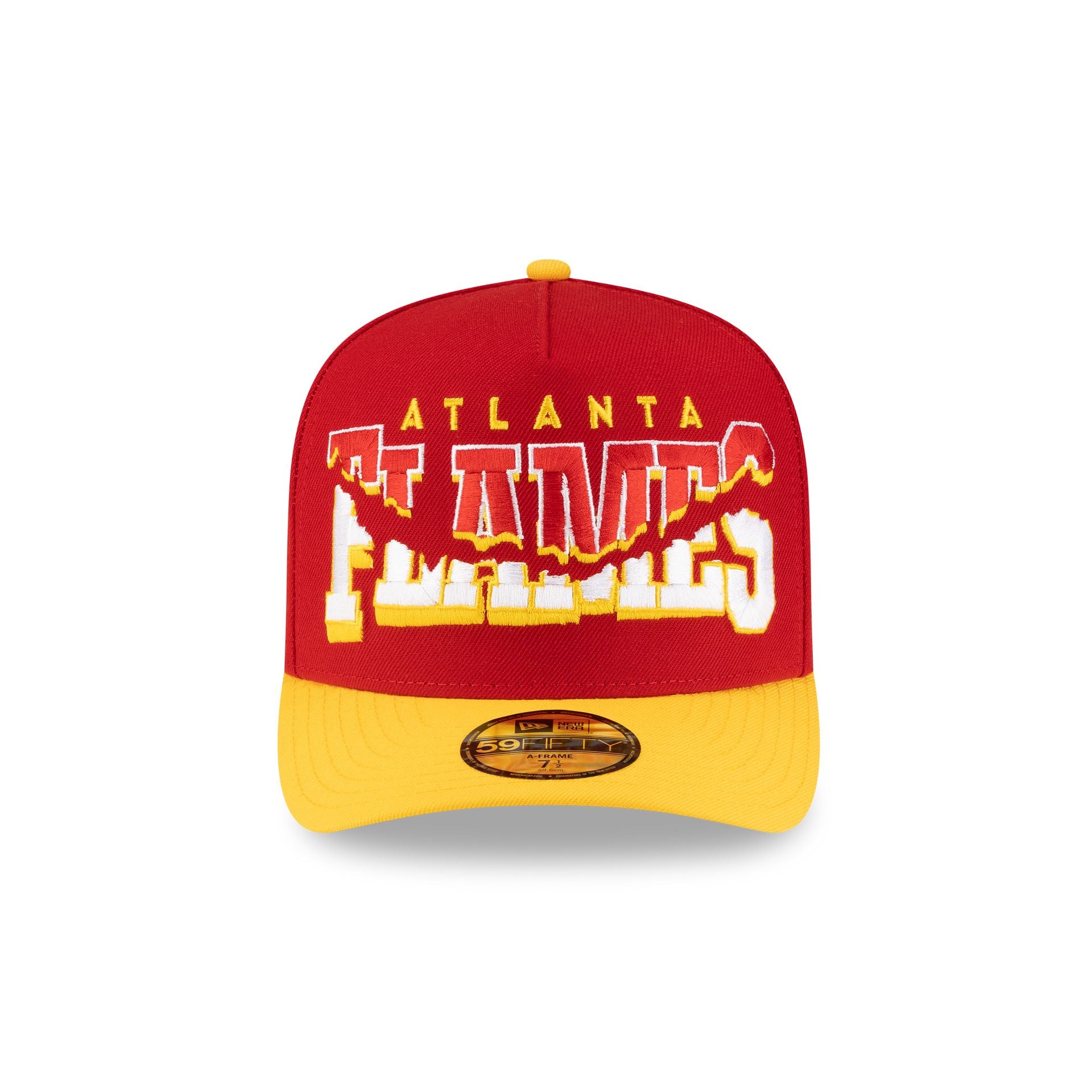 Atlanta Flames Snapped Wordmark 59FIFTY A-Frame Fitted Hat