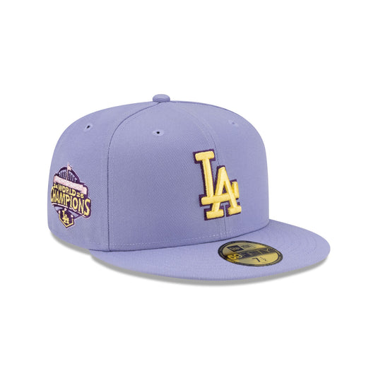 Los Angeles Dodgers Lavender Spring 59FIFTY Fitted Hat - New Era Cap