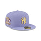 New York Yankees Lavender Spring 59FIFTY Fitted Hat