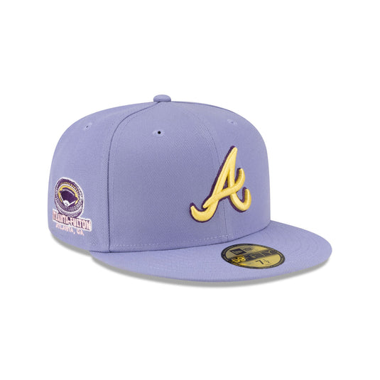 Atlanta Braves Lavender Spring 59FIFTY Fitted Hat - New Era Cap