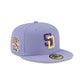 San Diego Padres Lavender Spring 59FIFTY Fitted Hat