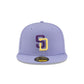 San Diego Padres Lavender Spring 59FIFTY Fitted Hat