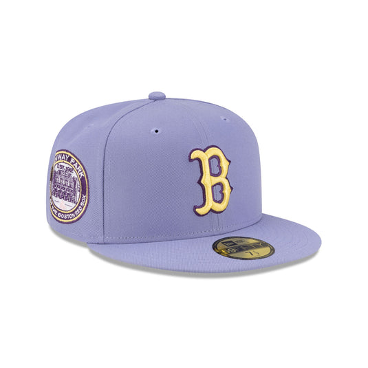 Boston Red Sox Lavender Spring 59FIFTY Fitted Hat - New Era Cap