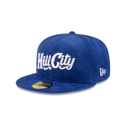 Hill City Howlers Light Royal Corduroy 59FIFTY Fitted Hat - New Era Cap