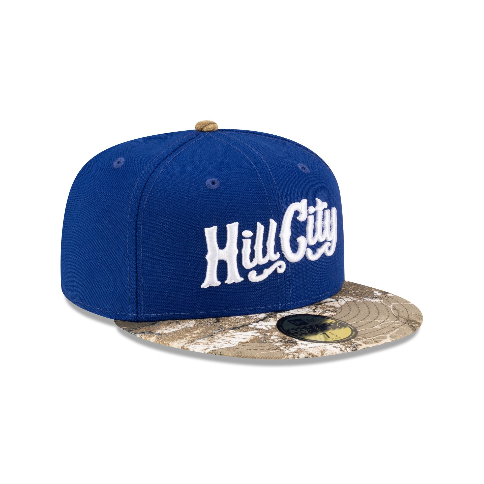 Hill City Howlers Light Royal Realtree 59FIFTY Fitted Hat