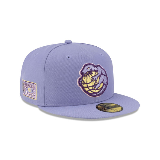 Toronto Raptors Hardwood Classics Lavender Pack 59FIFTY Fitted Hat - New Era Cap