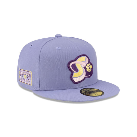 Seattle SuperSonics Hardwood Classics Lavender Pack 59FIFTY Fitted Hat - New Era Cap