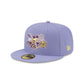 Charlotte Hornets Hardwood Classics Lavender Pack 59FIFTY Fitted Hat