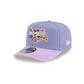 Charlotte Hornets Hardwood Classics Lavender Purple 9FIFTY A-Frame Snapback Hat