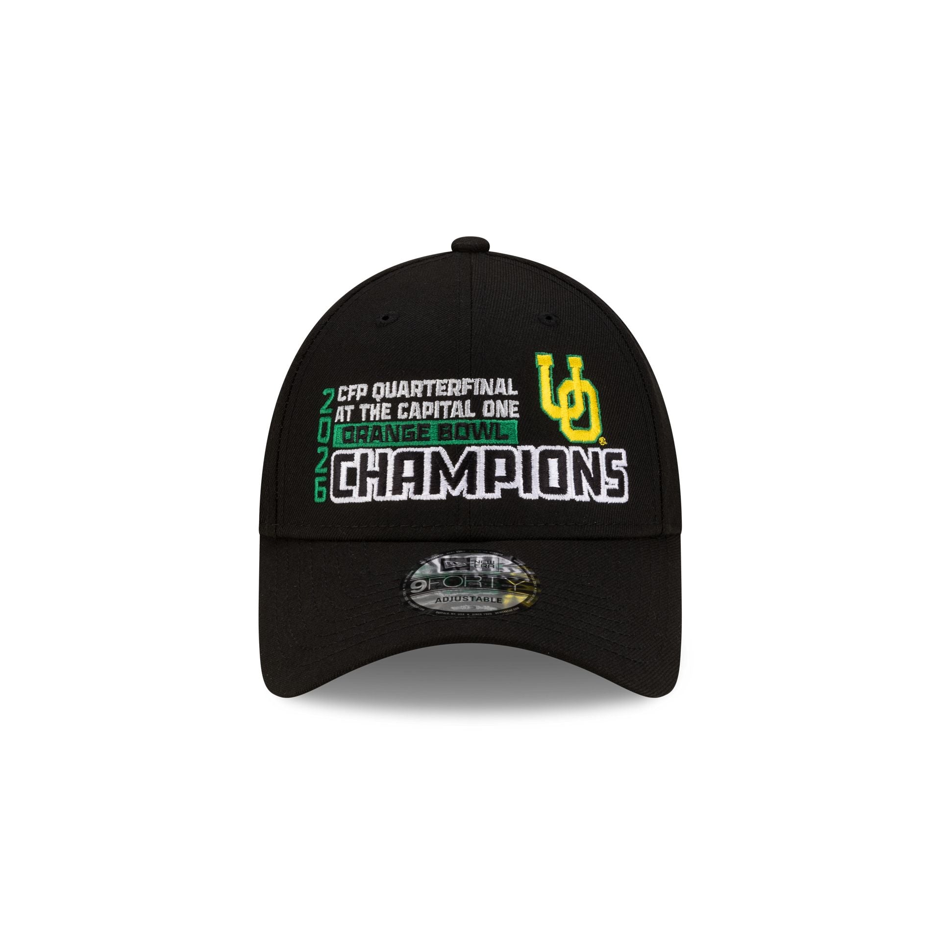 Oregon Ducks 2026 Orange Bowl Champions 9FORTY Adjustable Hat