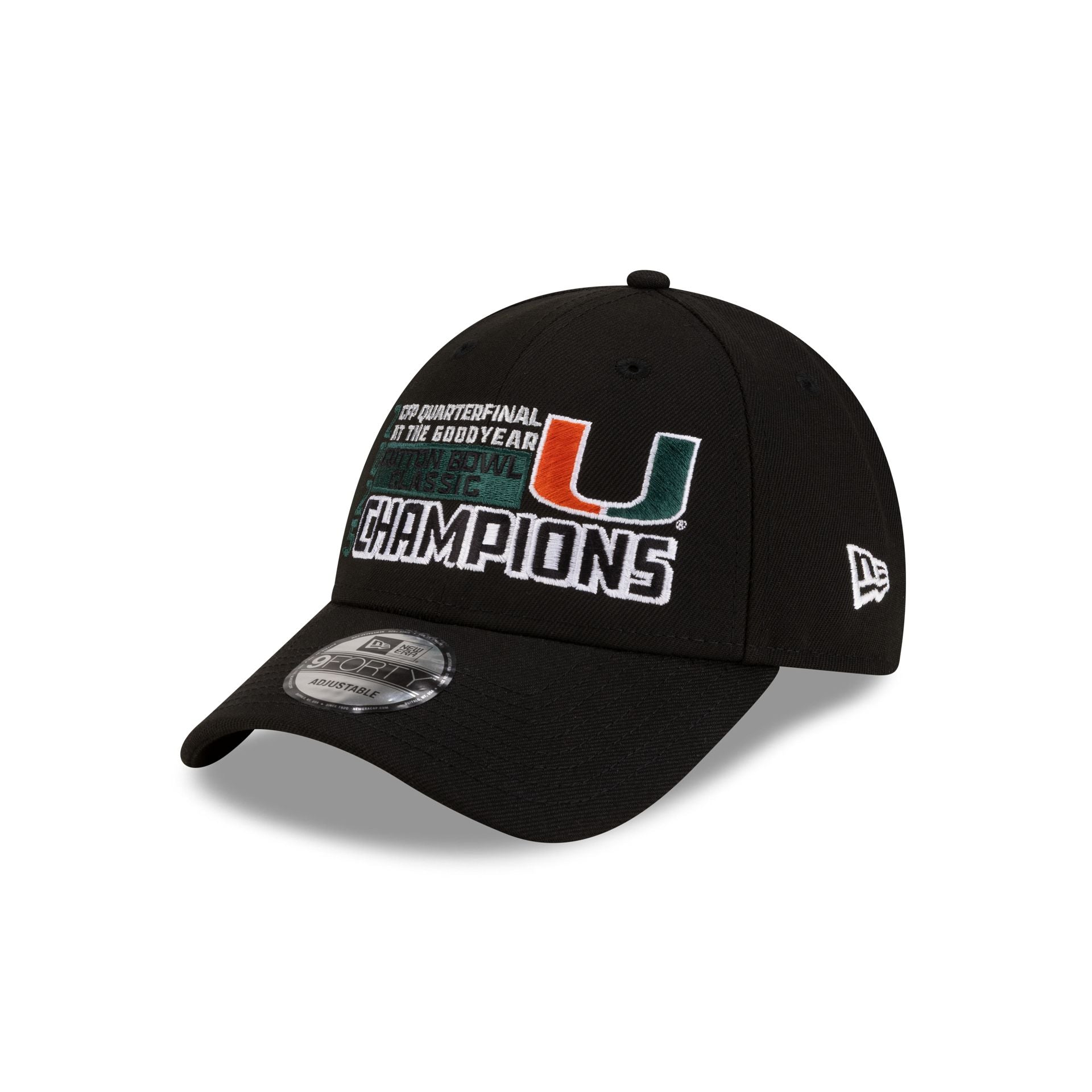Miami Hurricanes 2026 Cotton Bowl Champions 9FORTY Snapback Hat
