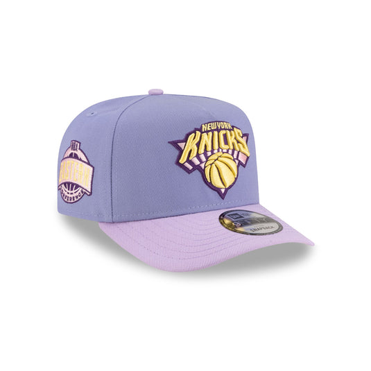 New York Knicks Lavender 9FIFTY A-Frame Snapback Hat - New Era Cap