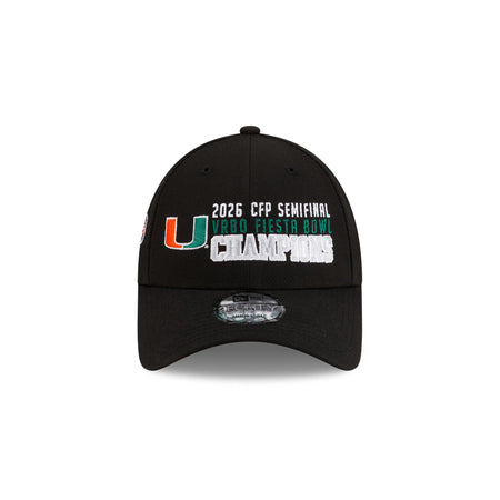Miami Hurricanes 2026 Fiesta Bowl Champions 9FORTY Adjustable Hat