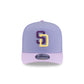 San Diego Padres Lavender 9FIFTY A-Frame Snapback Hat