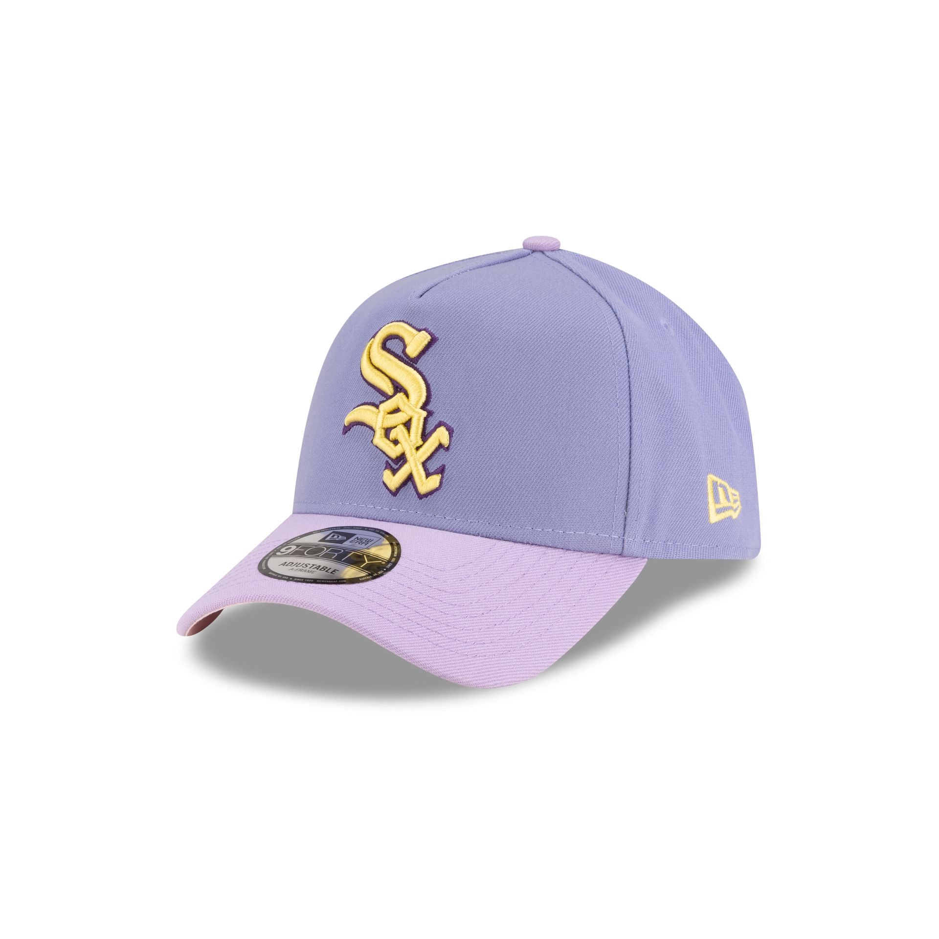 Chicago White Sox Lavender Pink 9FORTY A-Frame Snapback Hat – New