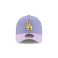 Los Angeles Dodgers Lavender Pink 9FORTY A-Frame Snapback Hat