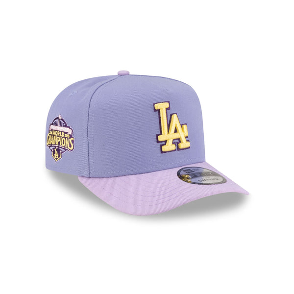 Los Angeles Dodgers Lavender 9FIFTY A-Frame Snapback Hat – New Era Cap