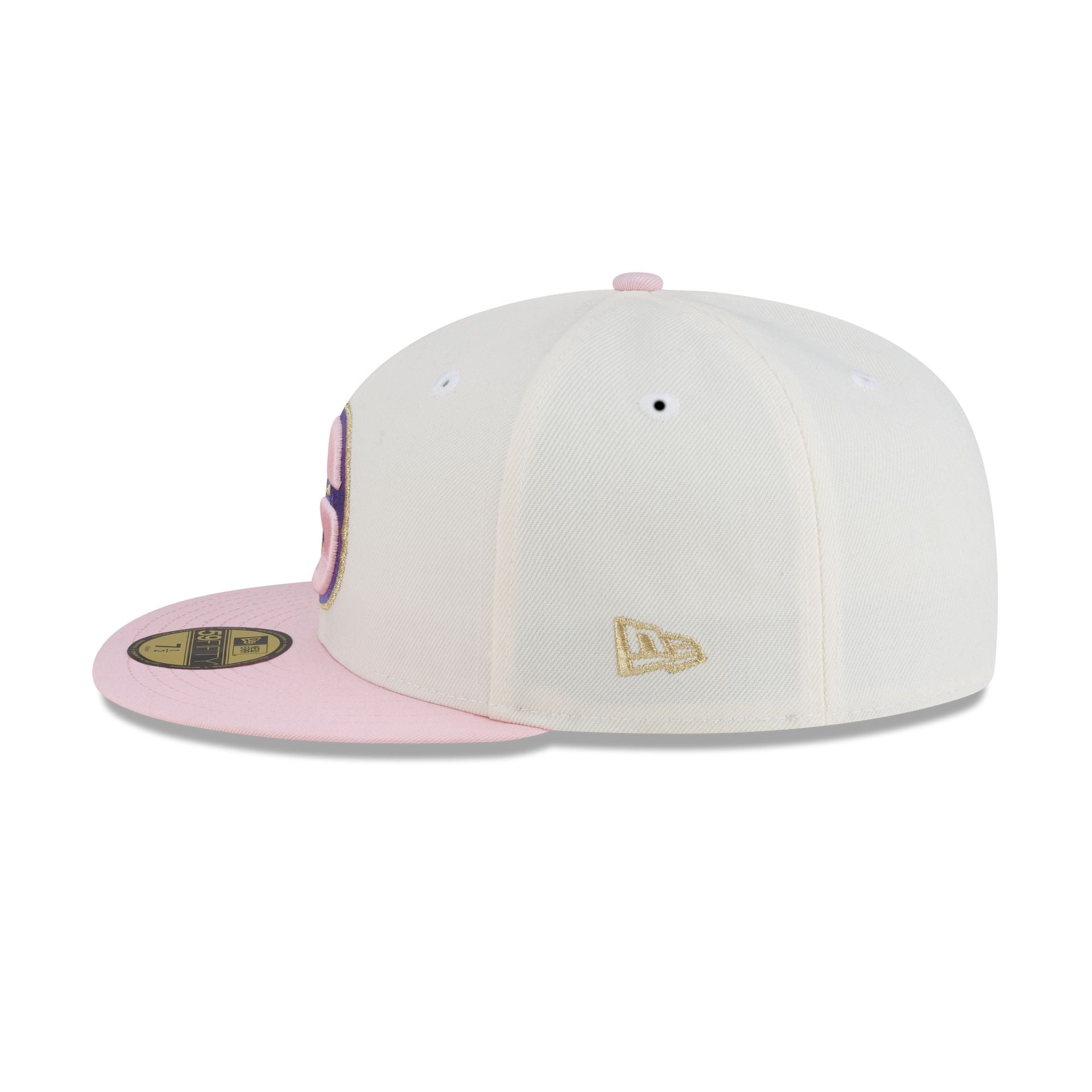 Just Caps Chrome Pink Seattle SuperSonics 59FIFTY Fitted Hat